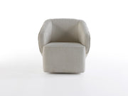 Peonya 4-pieces (2 Sofa & 2 Chair) Livingroom - Without Leg in Cream - Brown - 200-ZEN-PEO-CRE-BRO-3311