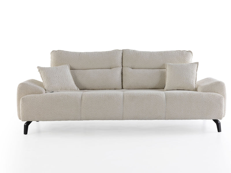 Peonya Convertible Sofa - With Leg in Cream - 200-ZEN-PEO-CRE-L-3