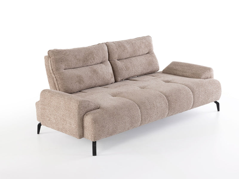 Peonya Convertible Sofa - With Leg in Cream - 200-ZEN-PEO-CRE-L-3