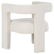 Petra Boucle Upholstered Accent Side Chair White - 902881