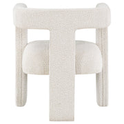 Petra Boucle Upholstered Accent Side Chair White - 902881