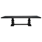 Phelps 7-piece Rectangular Dining Table Set Distressed Noir - 121231-S7C