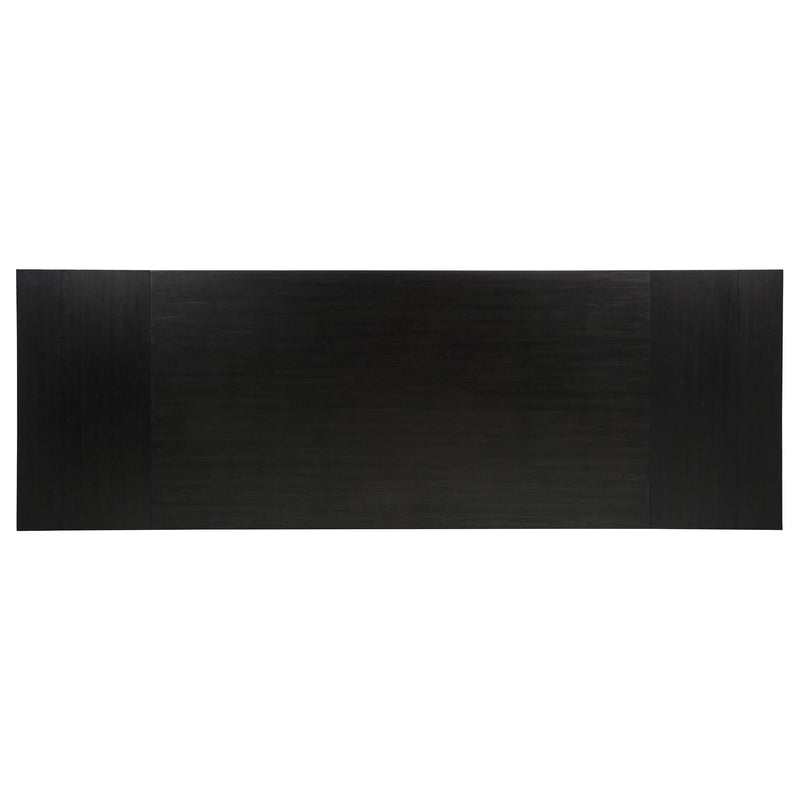 Phelps 9-piece Rectangular Dining Table Set Distressed Noir - 121231-S9A