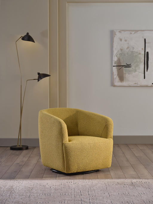 Picasso Swivel Chair (Oscar Mustard) - Gate FurnitureLiving Room Chair