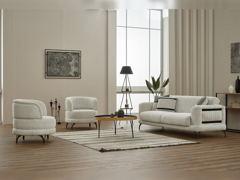 Pierra Convertible Loveseat in Grey - 200-SIM-PIE-CALVE18-2