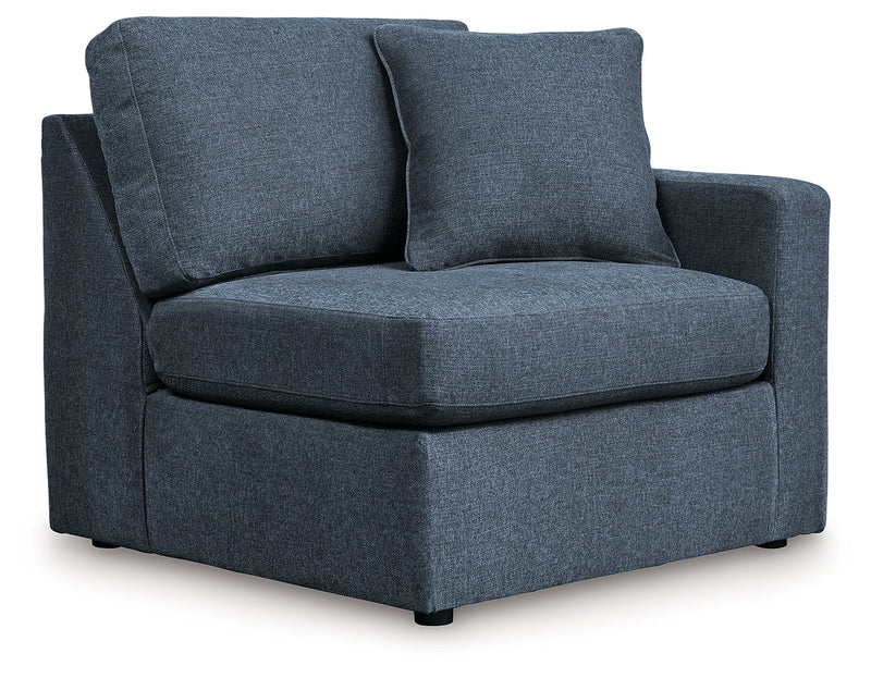 Pillar Peak Ink Right-Arm Facing Corner Chair - 9210165