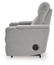 Pineland Pewter Power Glider Recliner with Audio System - PC9930642A