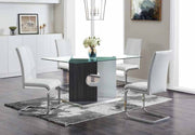 Pinellas White Dining Room Set - Lara FurnitureDining Room Set