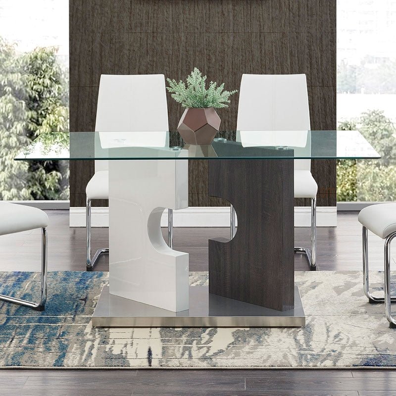 Pinellas White Dining Room Set - Lara FurnitureDining Room Set