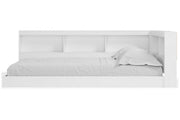 Piperton White Full Bookcase Storage Bed - Lara FurnitureFull Bed