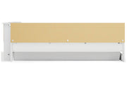 Piperton White Full Bookcase Storage Bed - Lara FurnitureFull Bed