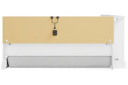 Piperton White Full Bookcase Storage Bed - Lara FurnitureFull Bed