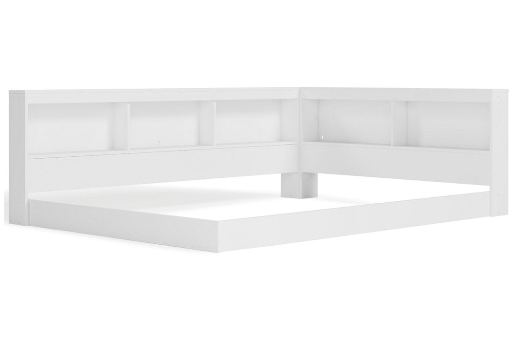 Piperton White Full Bookcase Storage Bed - Gate FurnitureFull Bed