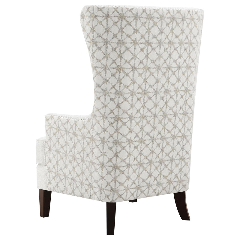 Pippin Upholstered High Wingback Accent Chair Latte - 904066