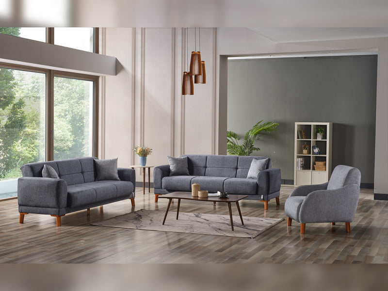 Platin 3-pieces (Sofa & Loveseat & Chair) Livingroom in Beige - Brick - 200-ELIF-PLA-A403-321