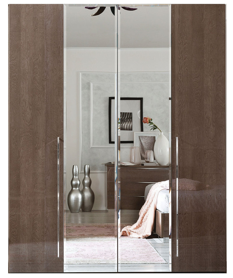 Platinum 4 Door Wardrobe Set - Lara Furniture