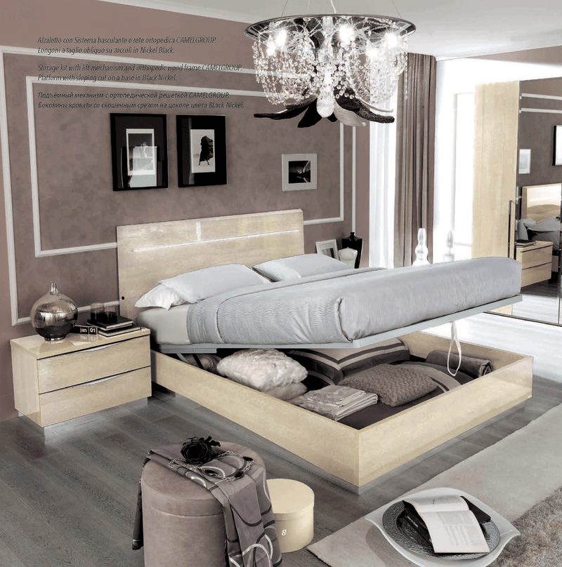 Platinum Legno Bedroom Ivory Betullia Sabbia Set - Lara Furniture