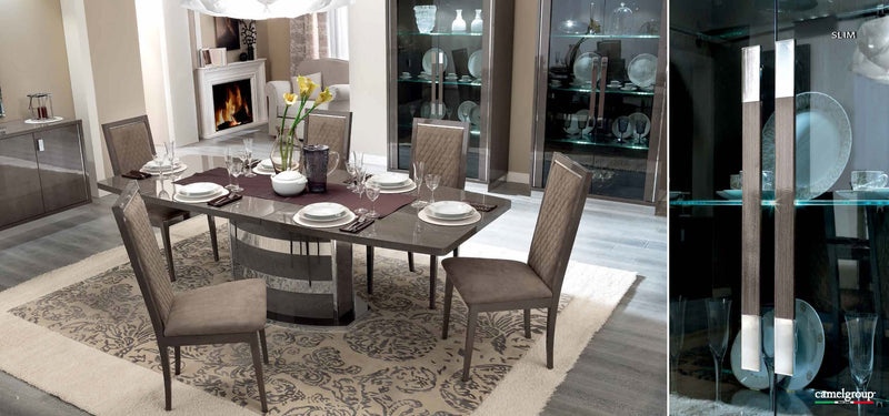 Platinum Slim Dining Set - Lara FurnitureDining Room Set
