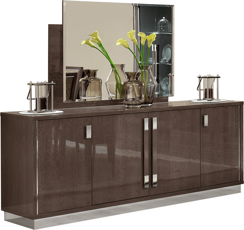 Platinum Slim Dining Set - Lara FurnitureDining Room Set