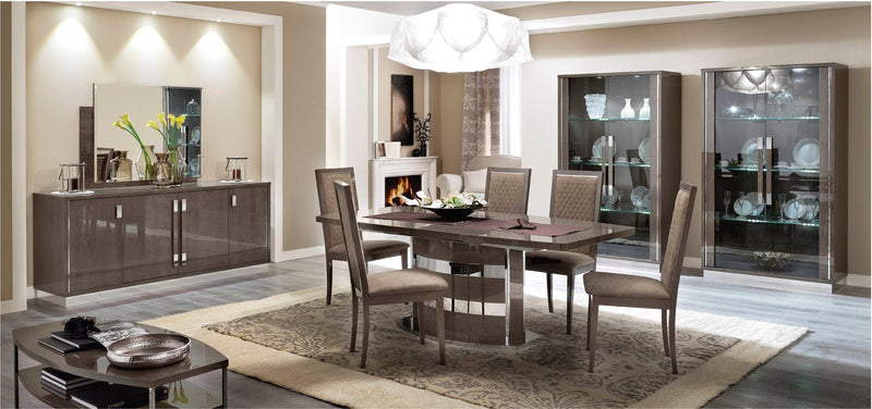 Platinum Slim Dining Table - Lara FurnitureDining Table