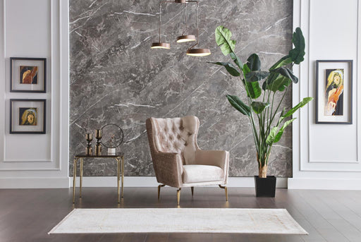 Plaza Accent Chair (Lara Cream)..2 Pieces - Gate FurnitureLiving Room Chair