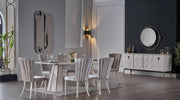 Plaza Buffet (Ivory) - Lara FurnitureHutch & Buffet