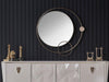Plaza Buffet Mirror (Ivory) - Gate FurnitureMirror