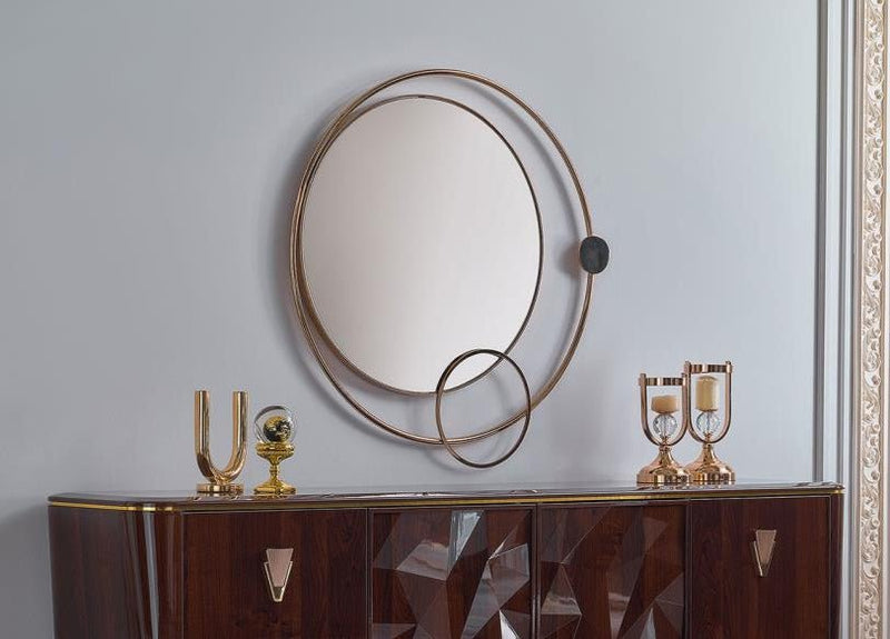 Plaza Buffet Mirror (Plaza Tekst) - Lara FurnitureMirror