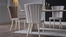 Plaza Dining Table (Ivory) - Gate FurnitureDining Table