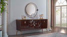 Plaza Dining Table (Plaza Walnut) - Gate FurnitureDining Table