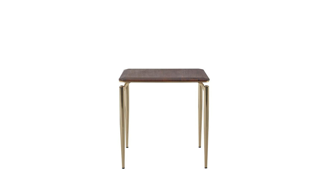 Plaza Side Table (Plaza Walnut) - Gate FurnitureEnd Table