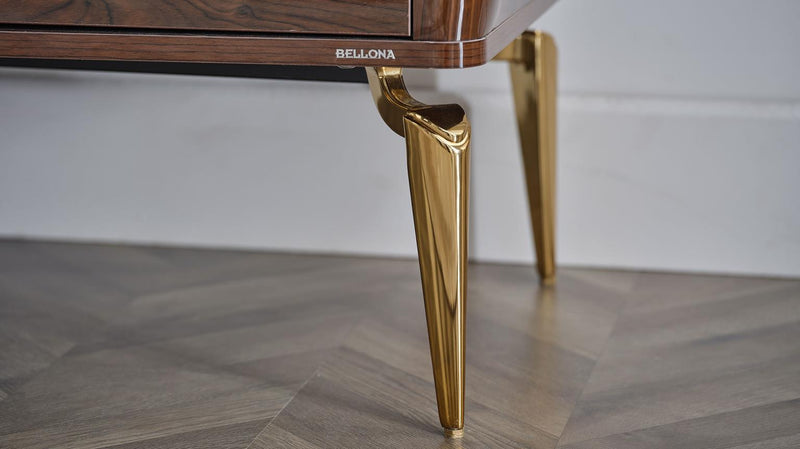Plaza Tv Stand (Plaza Walnut (Plaza Teks) - Lara FurnitureTV Stand