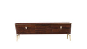 Plaza Tv Stand (Plaza Walnut (Plaza Teks) - Lara FurnitureTV Stand