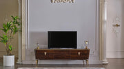 Plaza Tv Stand (Plaza Walnut (Plaza Teks) - Lara FurnitureTV Stand