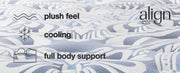 Plush Luxe 2.0 Blue King Mattress - M49741