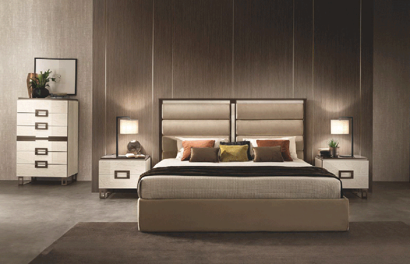 Poesia Bedroom W/ Light Set - Lara Furniture
