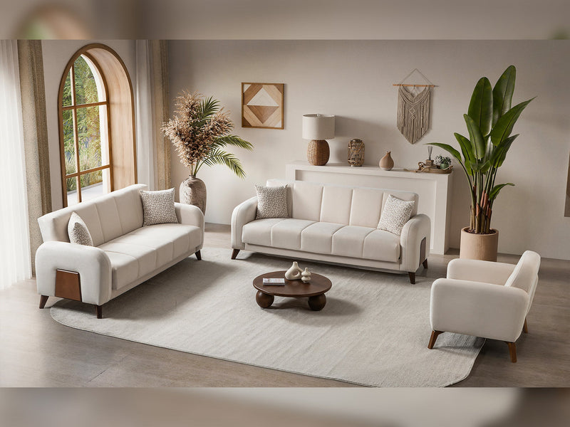 Polo Chair in Cream - 200-ST-POL-FLORIA 04-B