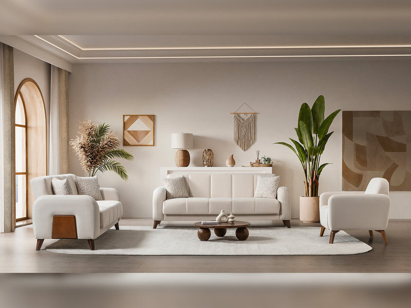 Polo Chair in Cream - 200-ST-POL-FLORIA 04-B