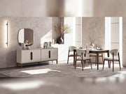 Polo El Diningroom (Consol With Mirror & Dining Table & 6 Dining Chair) - 200-ELI-POL-DT-6-SET