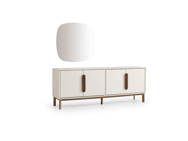 Polo El Diningroom (Consol With Mirror & Dining Table & 6 Dining Chair) - 200-ELI-POL-DT-6-SET