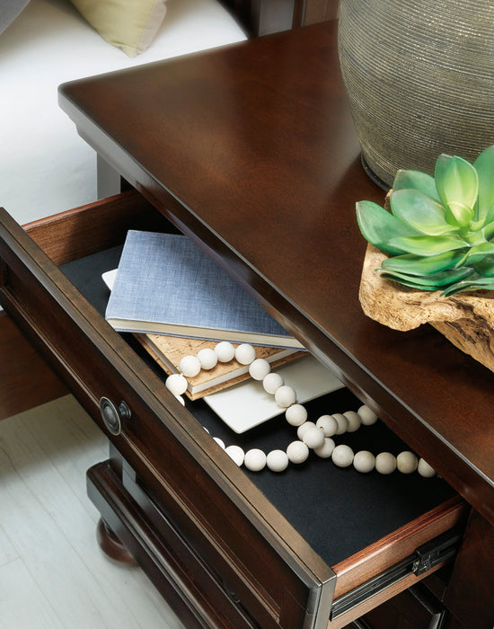 Porter Rustic Brown Footboard Storage Sleigh Platform Bedroom Set - Gate FurnitureBedroom Set