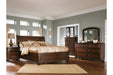 Porter Rustic Brown King Sleigh Bed - Gate FurnitureKing Bed