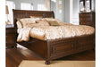 Porter Rustic Brown King Sleigh Bed - Gate FurnitureKing Bed