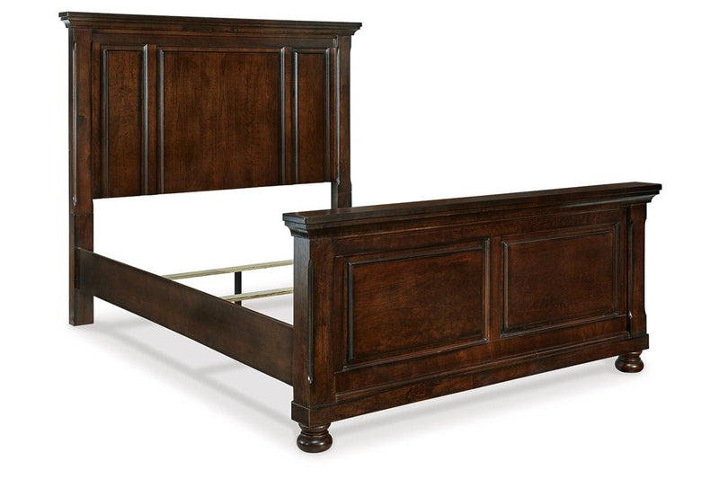 Porter Rustic Brown Queen Panel Bed - Lara FurnitureQueen Bed