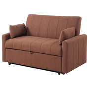 Portland Boucle Upholstered Sleeper Sofa Bed Copper - 350145