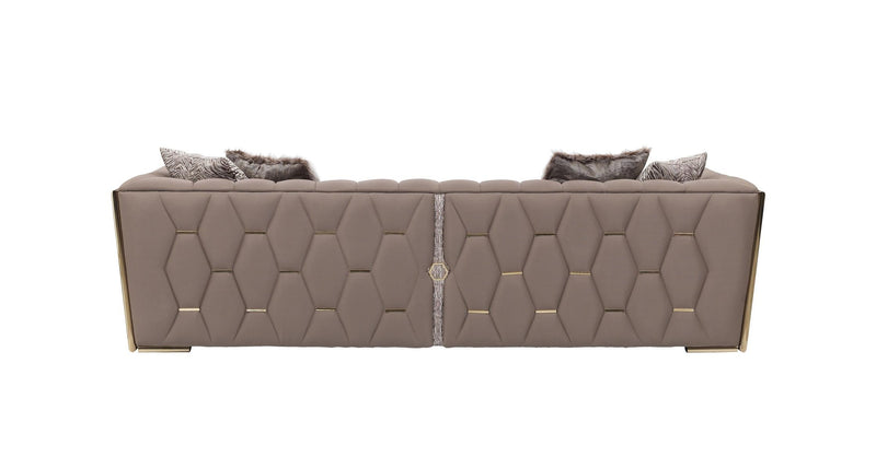 Prag 101" Wide Tuxedo Arm Sofa - Sofas