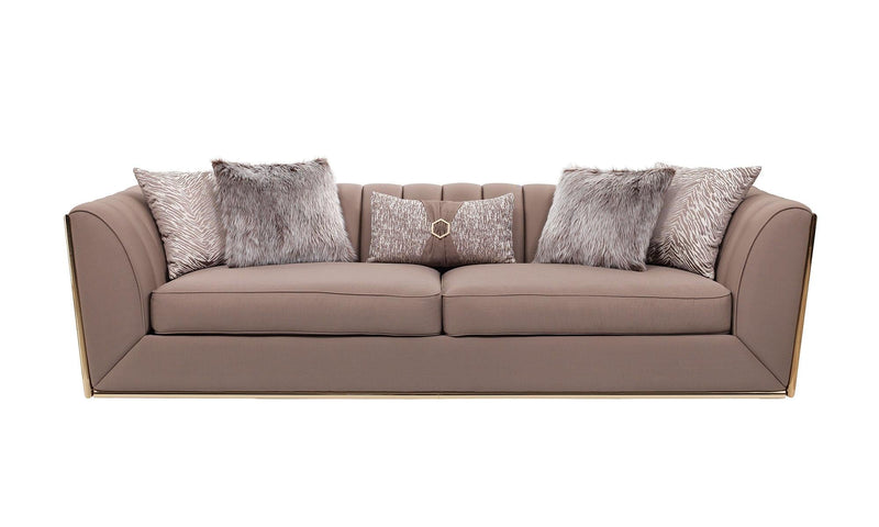Prag 101" Wide Tuxedo Arm Sofa - Sofas