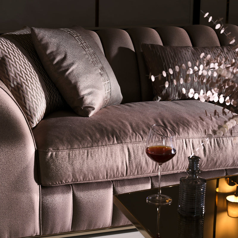 Prag 101" Wide Tuxedo Arm Sofa - Sofas
