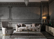 Prag 101" Wide Tuxedo Arm Sofa - Sofas