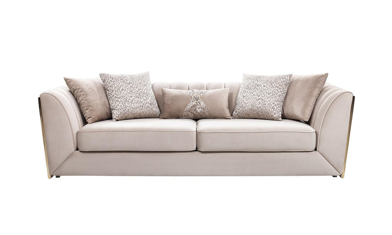 Prag 101" Wide Tuxedo Arm Sofa - Sofas